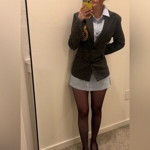 Striped polo button downdress